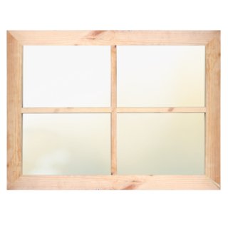 Okno drewniane jednoskrzydłowe
