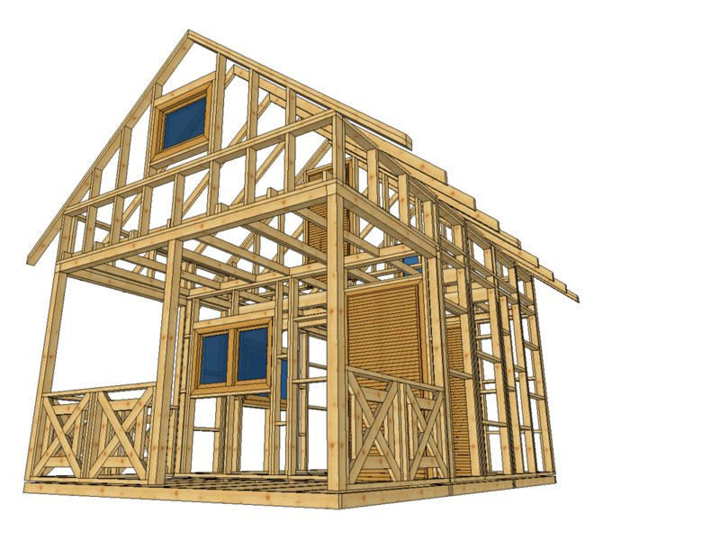 Drewniany domek bez pozwolenia
