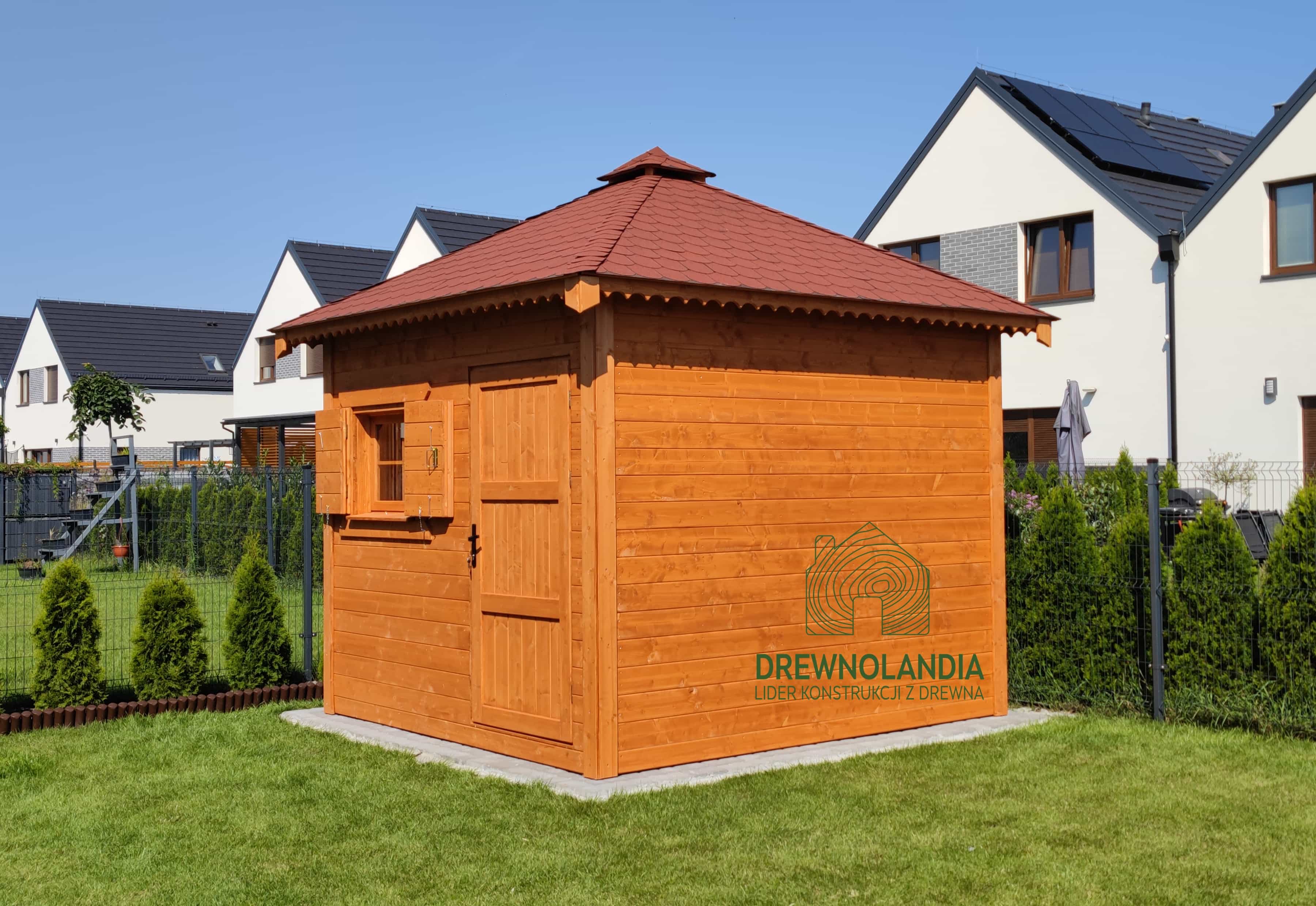 Ogrodowy domek gospodarczy Filip, drewniana konstrukcja o powierzchni 9 m²
