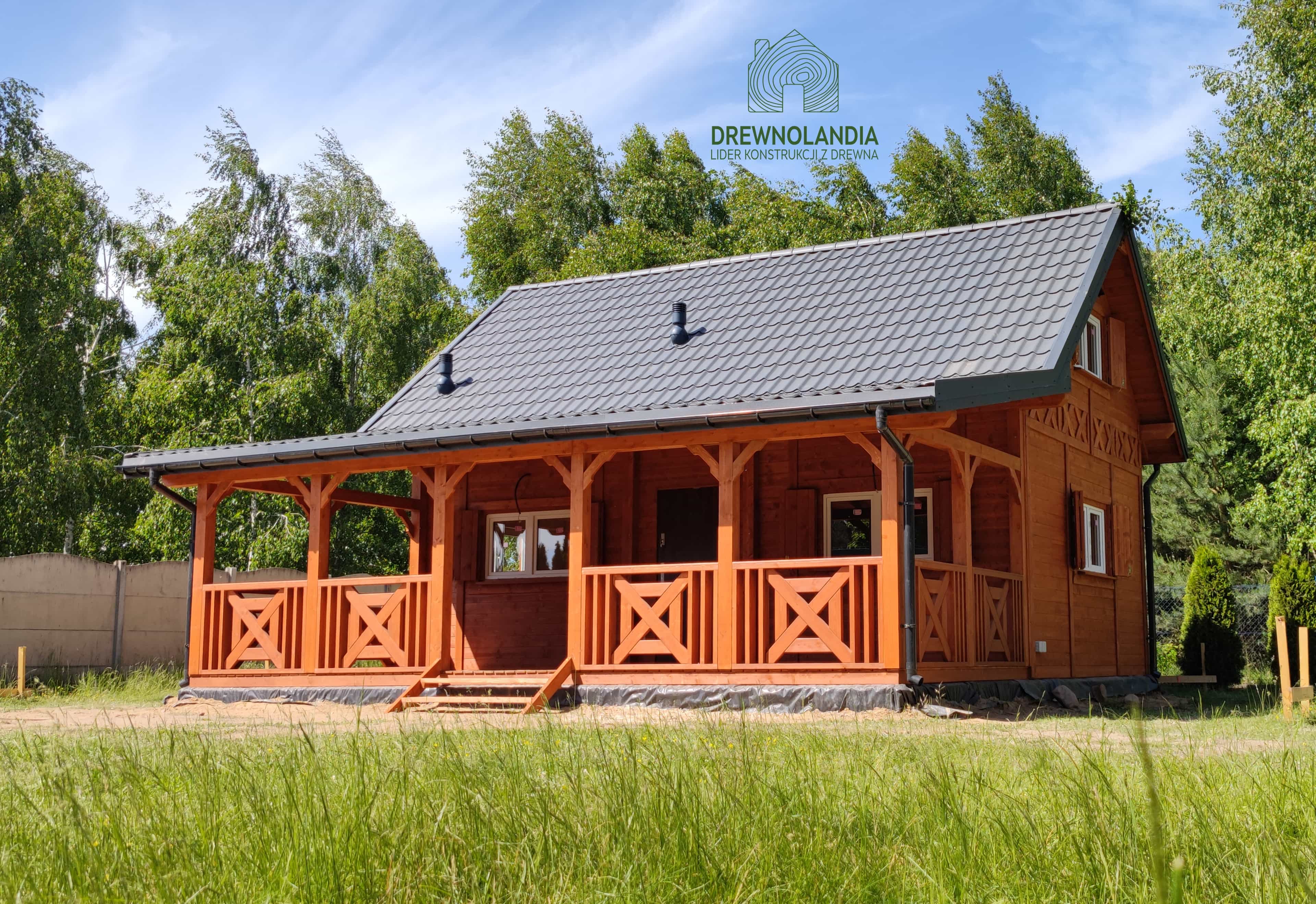 CRP3 PLUS - drewniany domek mieszkalny całoroczny 33m²