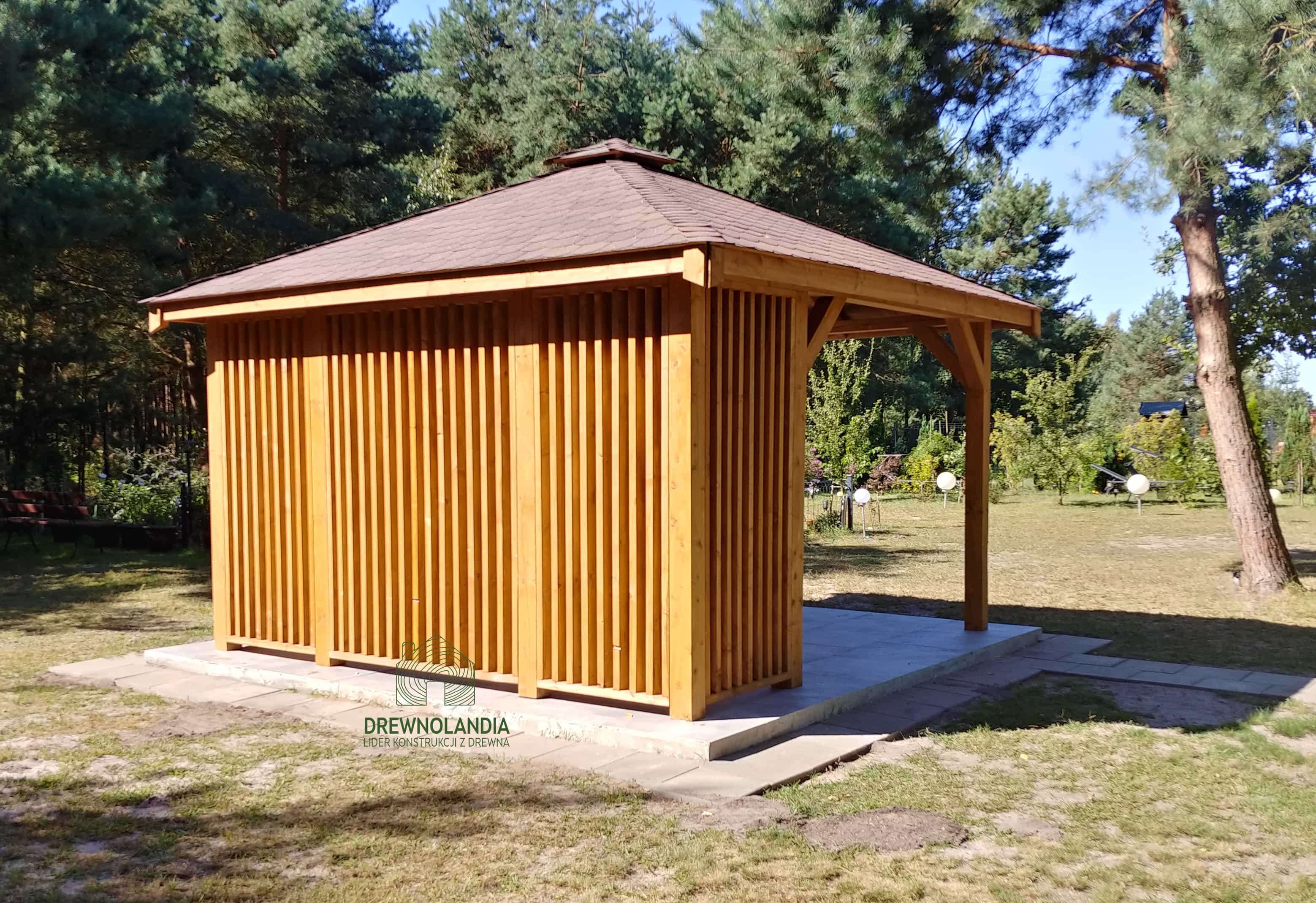 Altanka Nela – nowoczesna altana z drewna