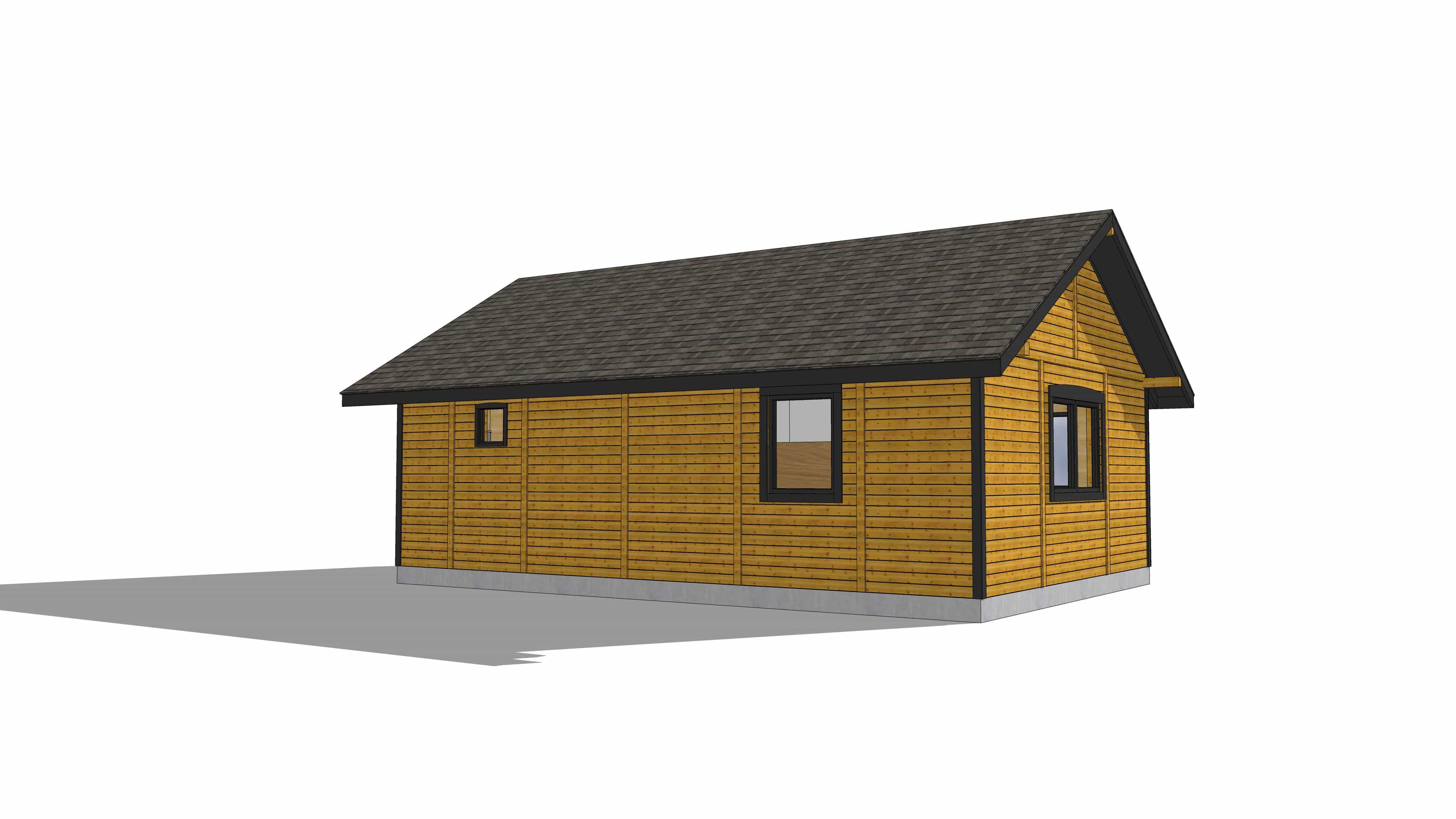 Domek CRK5 – przestronny projekt rekreacyjny