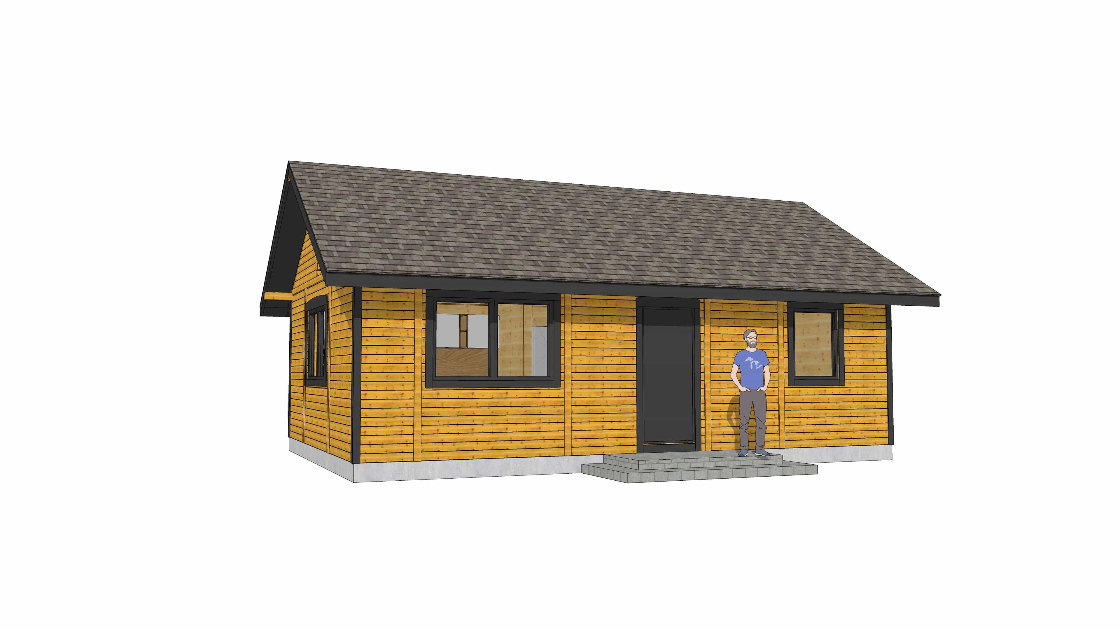 Drewniany domek rekreacyjny całoroczny CRK5 - 54 m² - zdjęcie 28