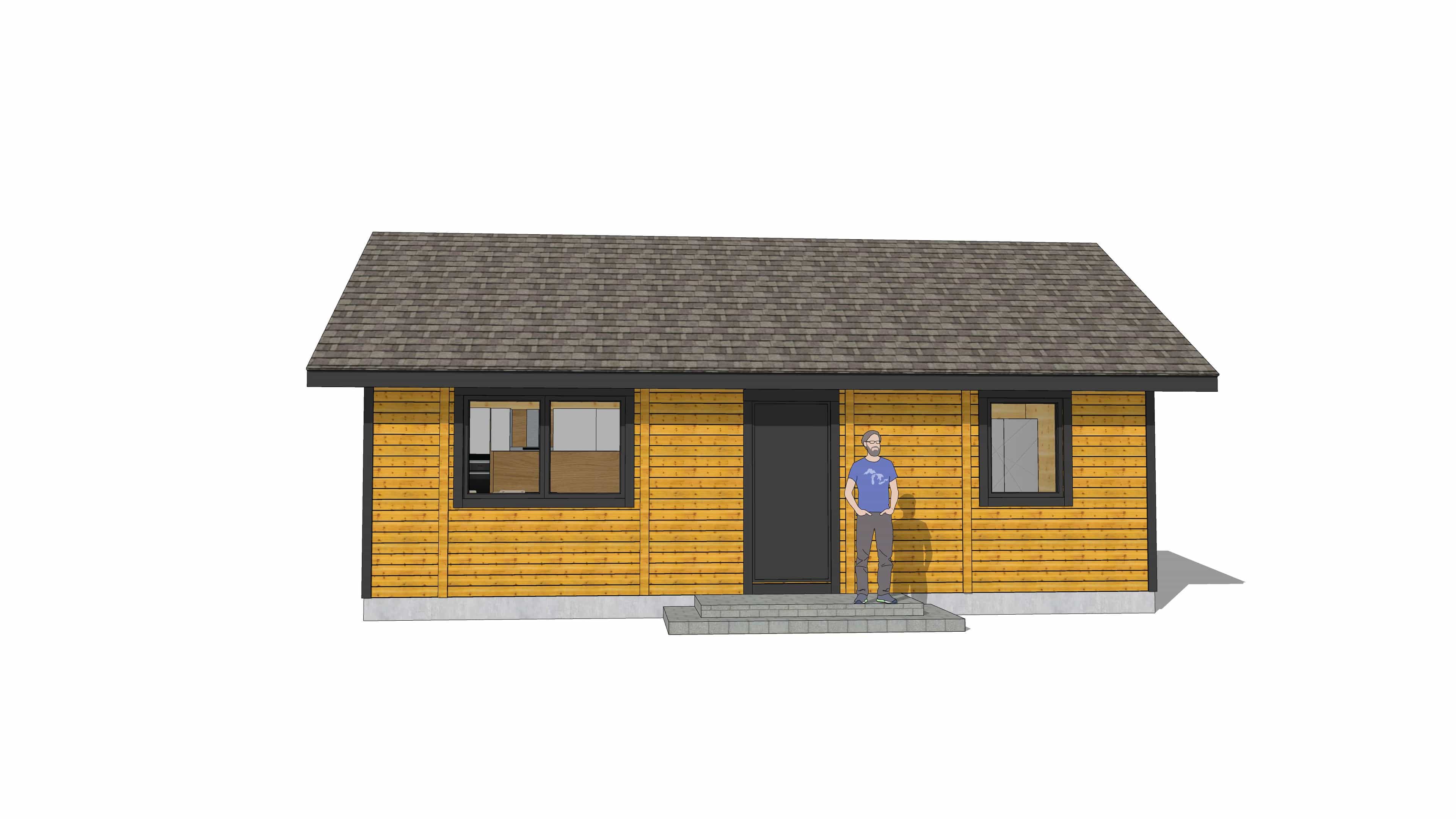 Drewniany domek rekreacyjny całoroczny CRK5 - 54 m² - zdjęcie 29