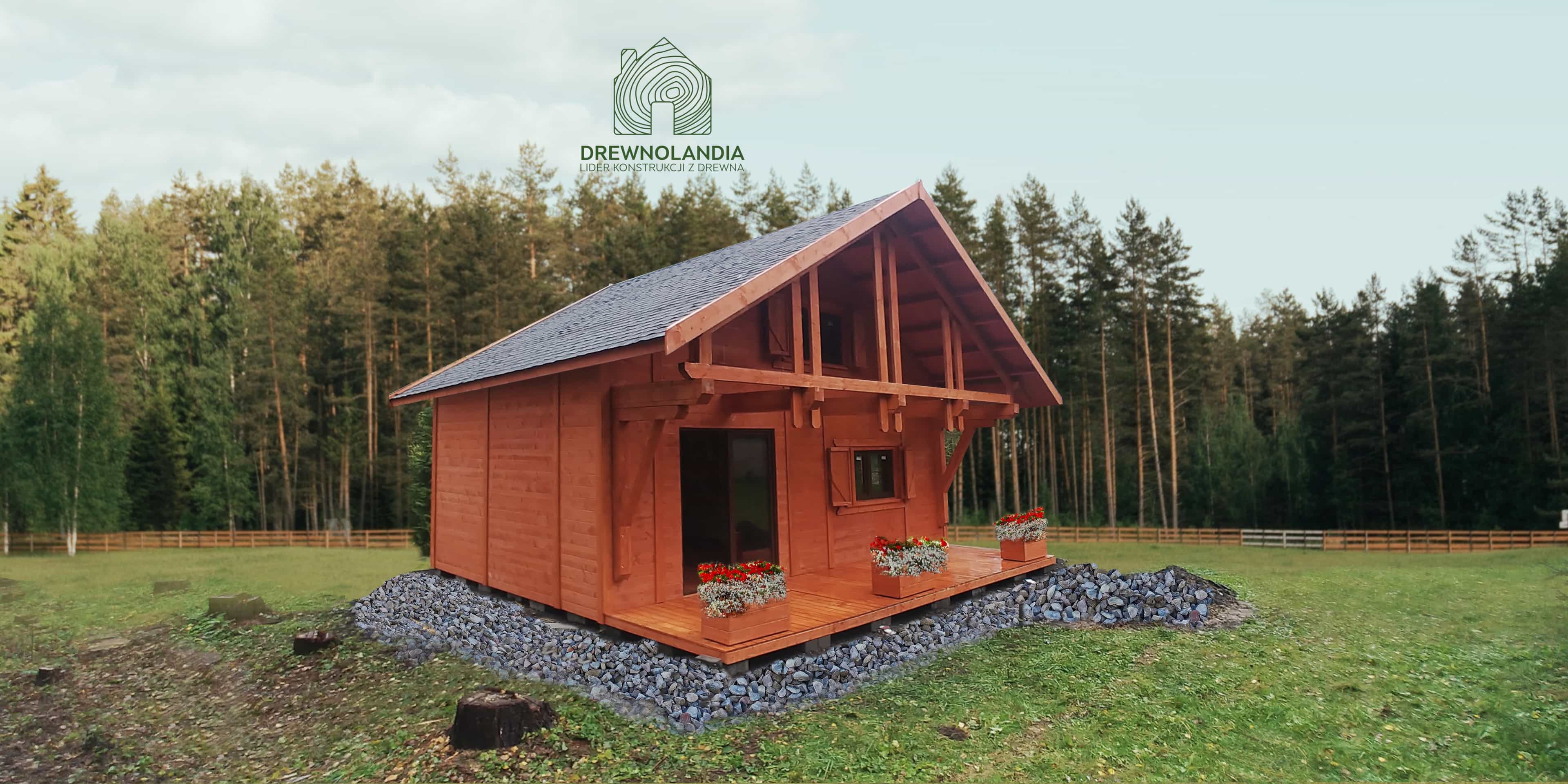Nowoczesny domek całoroczny CRA7 PLUS o powierzchni 35m² – idealny wybór na każdą działkę