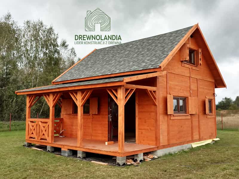 Domek z drewna na zgloszenie