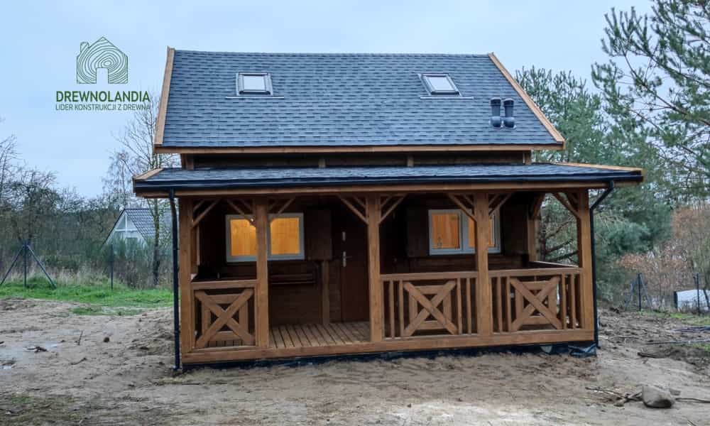 Letniskowy domek całoroczny z drewna CRP3