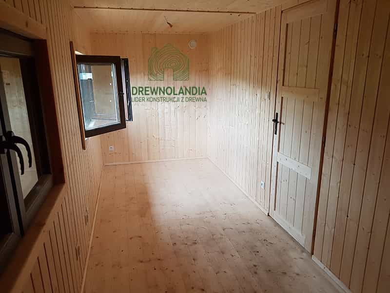 Drewniane domki - widok na wnętrze CRP5