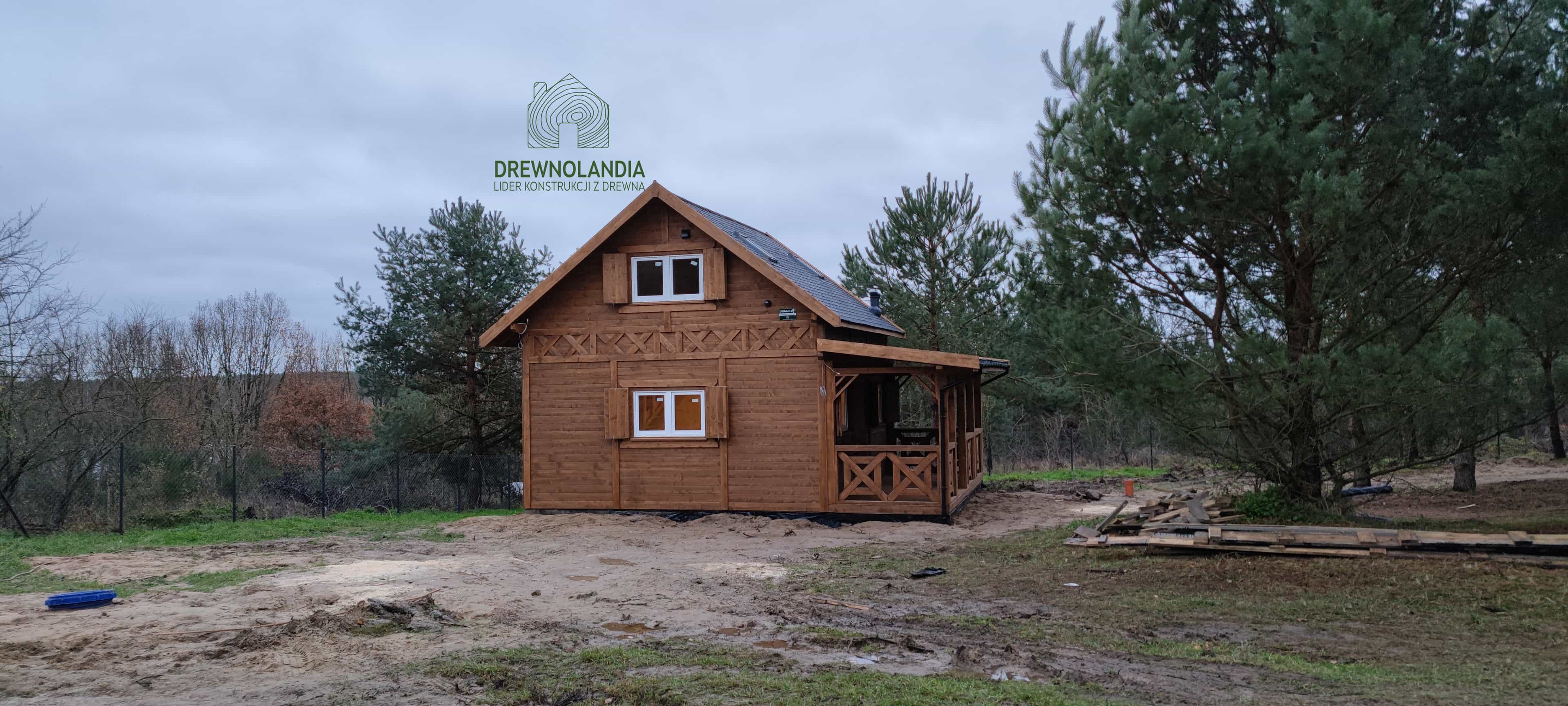 Domek CRK8 – elewacja w nowoczesnym stylu