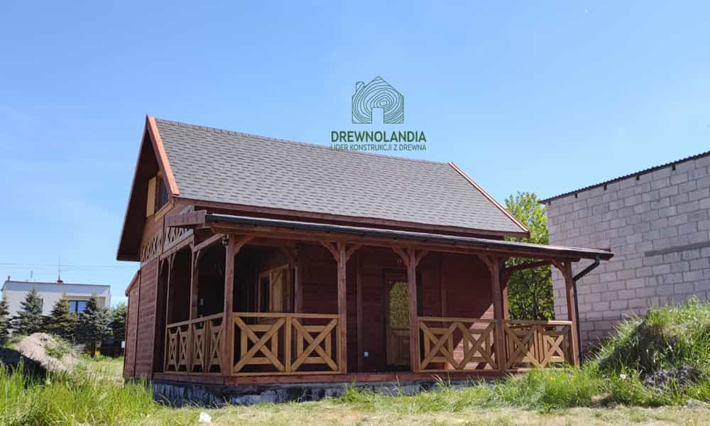 Domek mieszkalny CRP6 PLUS - drewniany, ocieplony