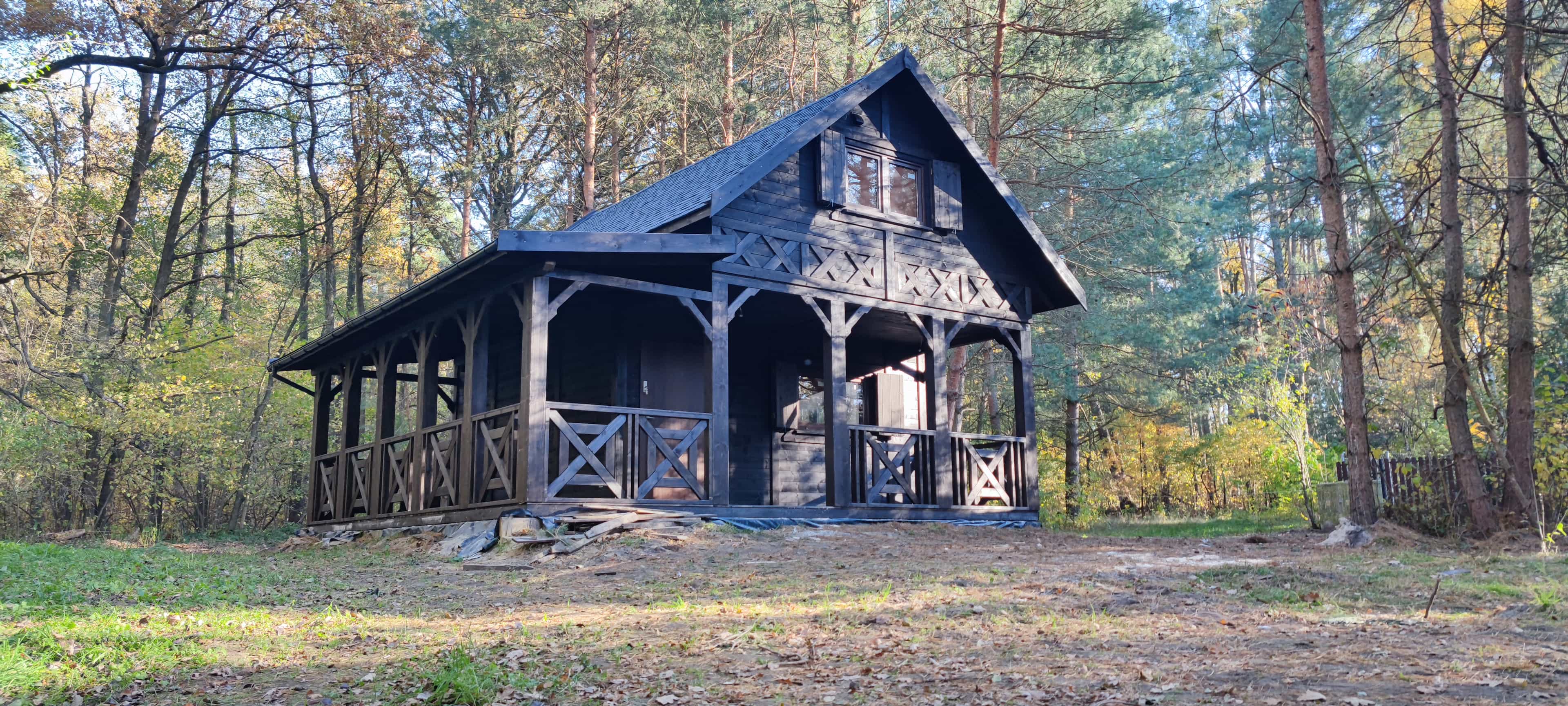 Domek CRK14 – idealny całoroczny projekt z tarasem