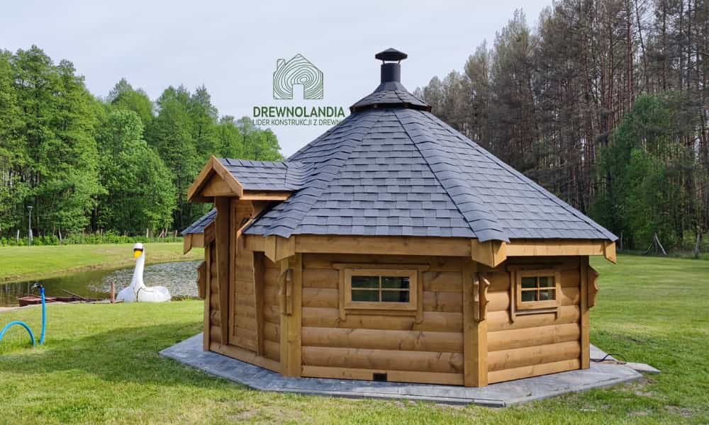 Domek grillowy Jan 4,8m, model "Jan2zz", Drewnolandia
