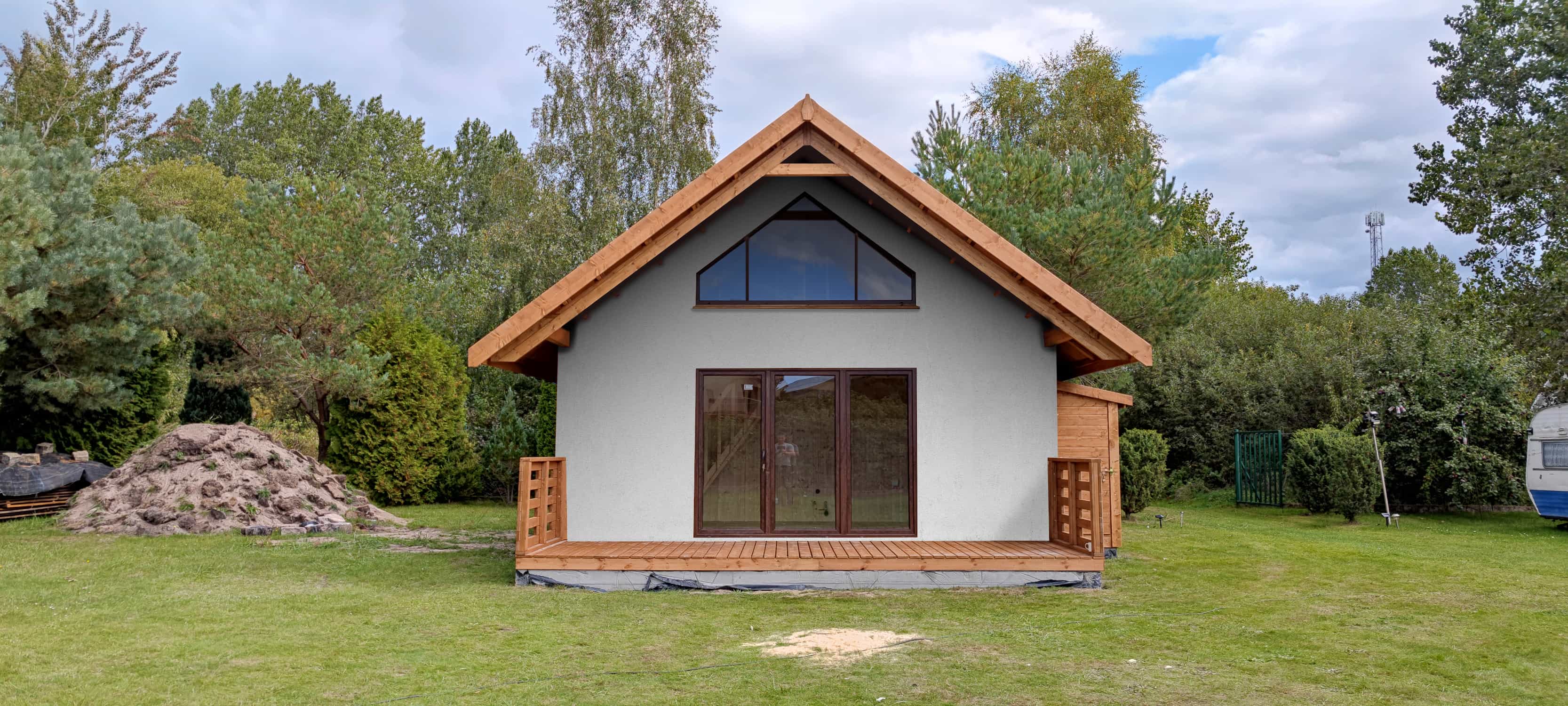 CRA6 PREMIUM – nowoczesny drewniany domek całoroczny z przestronnym wnętrzem