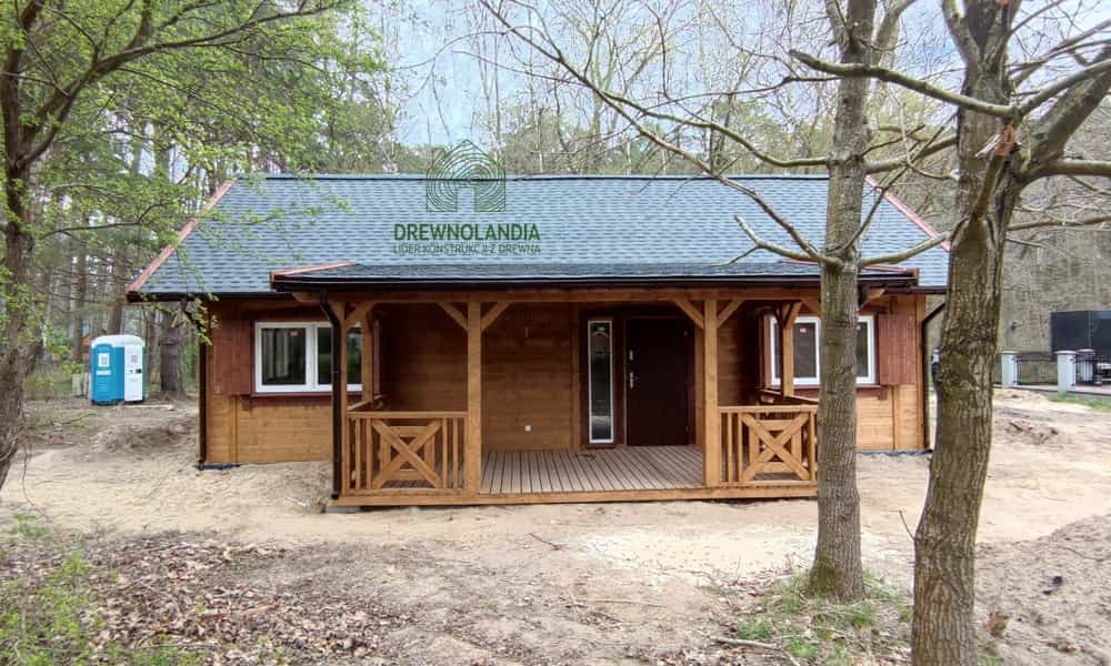 CRK1 – rekreacyjny domek całoroczny, przestronny taras, powierzchnia 70m²