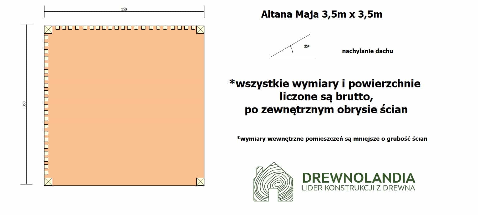 Altana Maja - 3,5m x 3,5m - zdjęcie 2