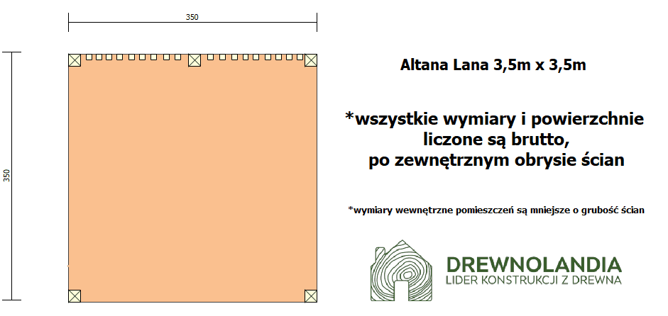 Altana Lana - 3,5m x 3,5m - zdjęcie 2