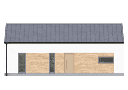 Wizualizacja domu całorocznego Drewnolandia V4 – elegancja i funkcjonalność