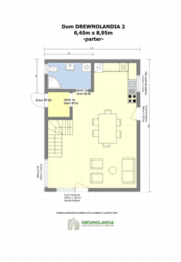 Dom mieszkalny całoroczny DREWNOLANDIA V2  - WT 2021  - zdjęcie 2