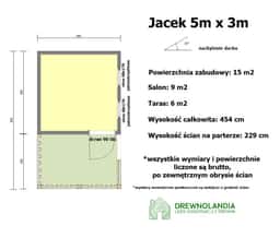 Altana z domkiem Jacek - 5x3m - zdjęcie 2
