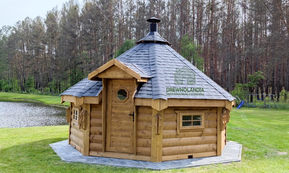 Domek grillowy Jan 4,8m, model "Jan1zz", Drewnolandia