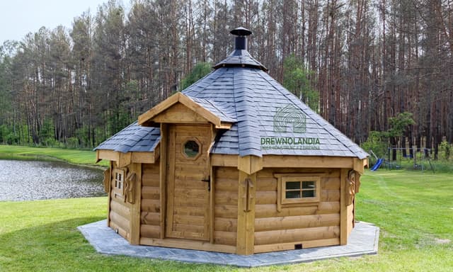 Domek grillowy Jan 4,8m, model "Jan1zz", Drewnolandia