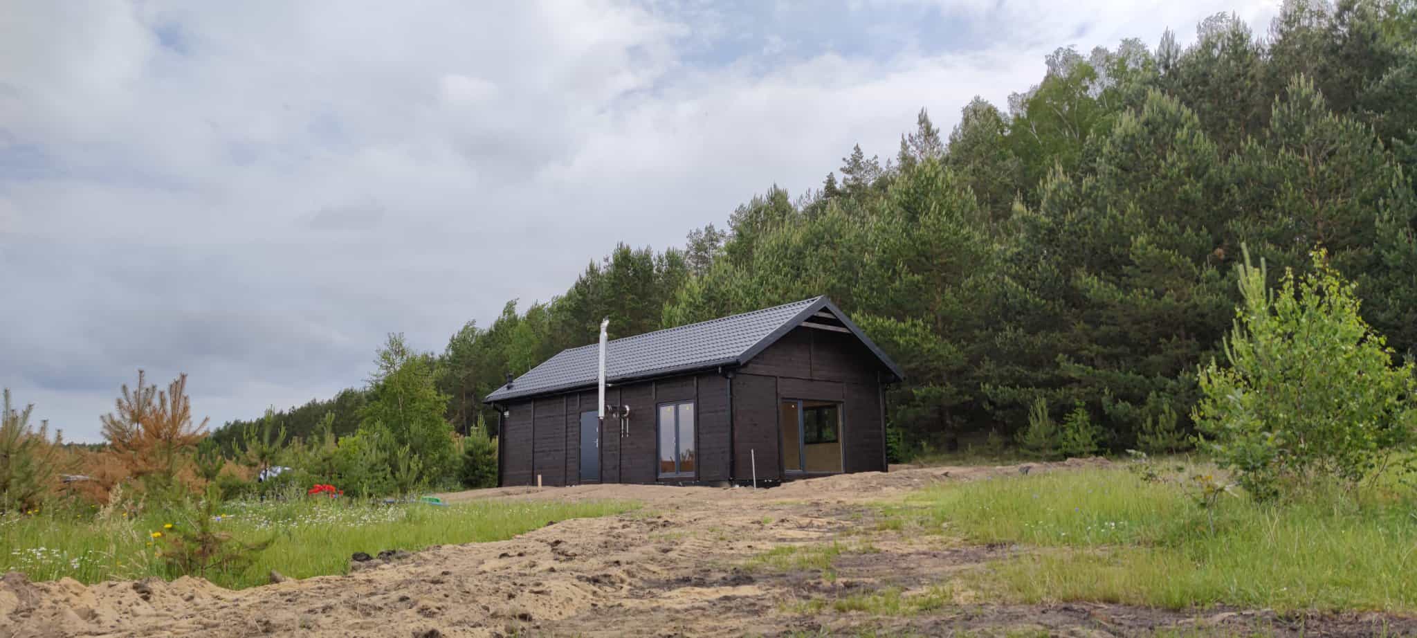 Drewniany domek całoroczny CRK51- 70 m²