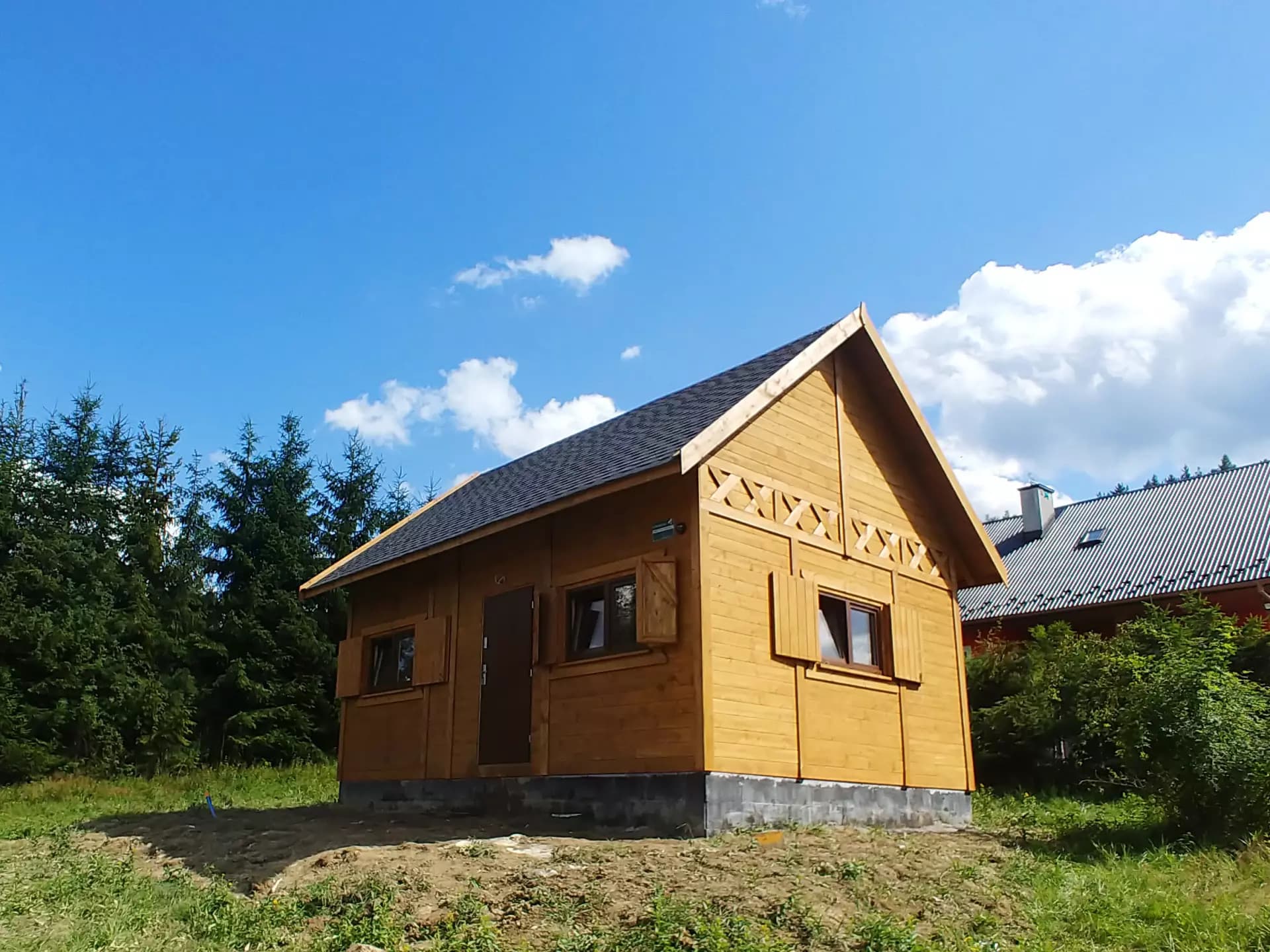Caloroczny domek bez pozwolenia na budowe