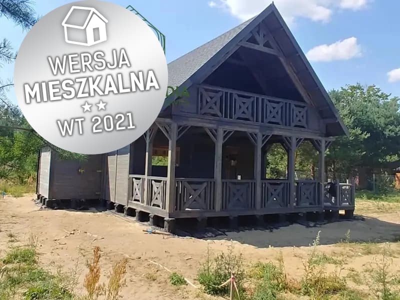 Domek mieszkalny całoroczny CRP8 PLUS - WT 2021 – 55 m²