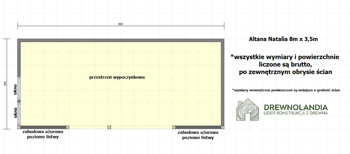 Altana Natalia II - 8m x 3,5m