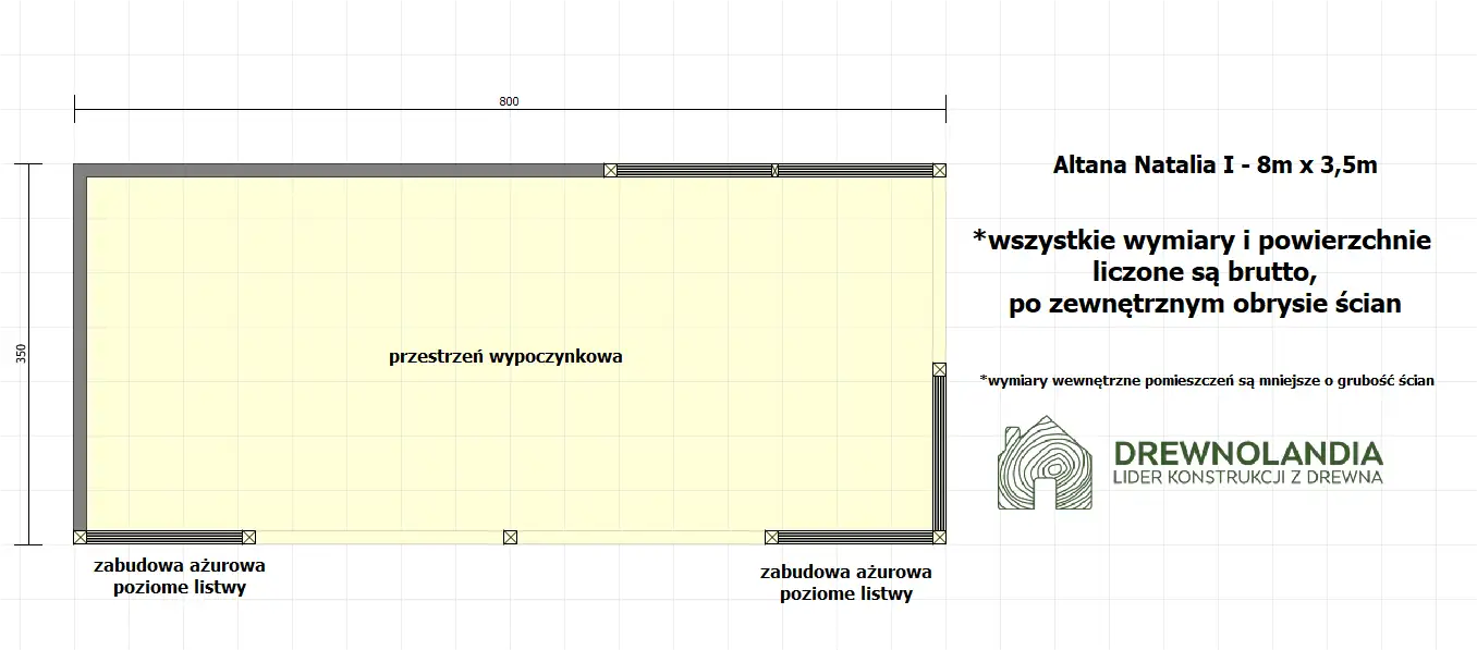 Altana Natalia I - 8m x 3,5m