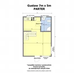 Drewniany dom na działkę Gustaw 5x7m - zdjęcie 2