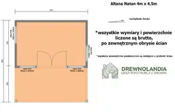 Nowoczesny Domek-Altana ogrodowa Natan 4×4,5m - zdjęcie 2