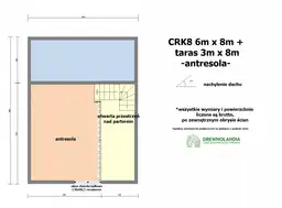 Domek rekreacyjny całoroczny CRK8 – 48 m²          - zdjęcie 3