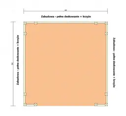 Altana Diana, pokryta blachą - 4x3,5m  - zdjęcie 2