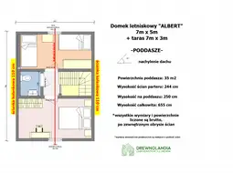 Domek Albert III SSO 7mx5m +taras 7mx3m - zdjęcie 3