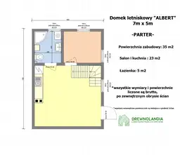 Domek Albert I SSO 7mx5m  - zdjęcie 2