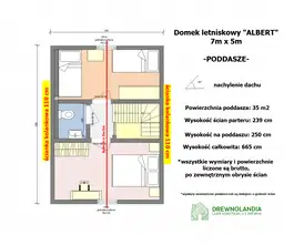 Domek Albert I SSO 7mx5m  - zdjęcie 3