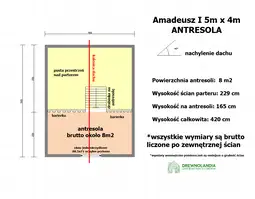 Domek Amadeusz I - 5x4m (SSO) - zdjęcie 3