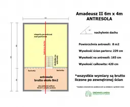 Domek Amadeusz II - 6x4m (SSO) - zdjęcie 3