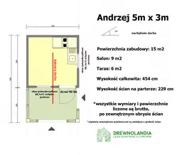 Domek Andrzej - 5x3m (SSO) - zdjęcie 2