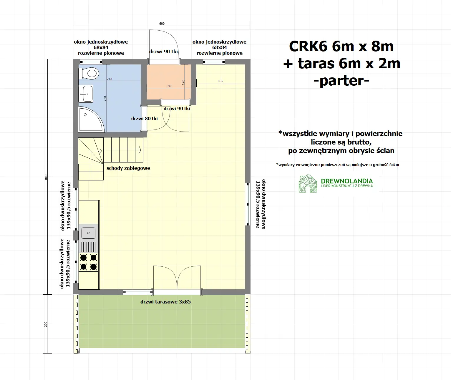 Domek Mateusz – 48 m² (SSZ)