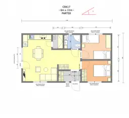 Dom Rafał - 11m x 6m - 66 m2 (WT2021) - zdjęcie 2