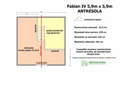 Domek Fabian IV - 5,9x5,9m (CRA) - zdjęcie 3