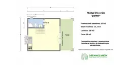 Domek Michał CRA - 35 m² (SSO) - zdjęcie 2