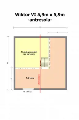 Domek Wiktor VI - 5,9x5,9m (WT2021) - zdjęcie 3