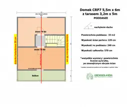 Domek Dawid CRA - 33 m² (SSO) - zdjęcie 3