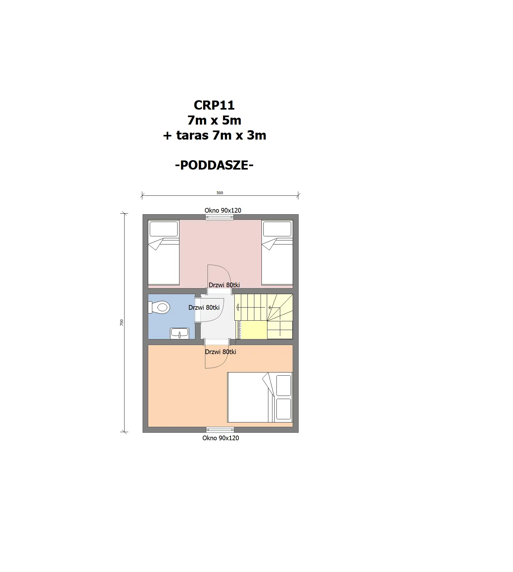 Domek Szymon CRA - 35m² (SSO)