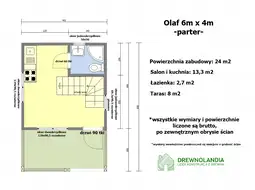 Domek Olaf - 6x4m (CRA) - zdjęcie 2