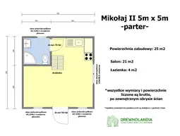 Domek Mikołaj II - 5x5m (SSO) - zdjęcie 2