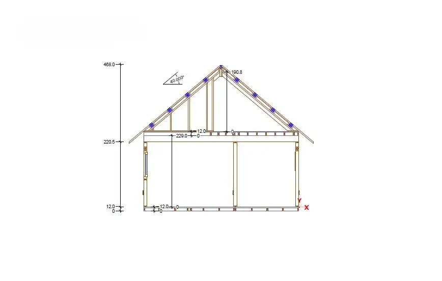 Domek Marcel II - 5x5m (SSO)
